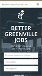 Mobile Screenshot of bettergreenvillejobs.com